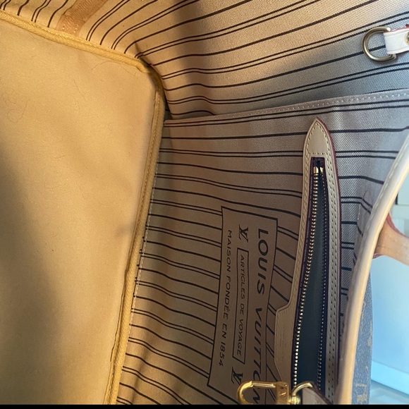 Louis Vuitton Neverfull GM, includes dust bag, papers and matching clutch - Picture 4 of 8